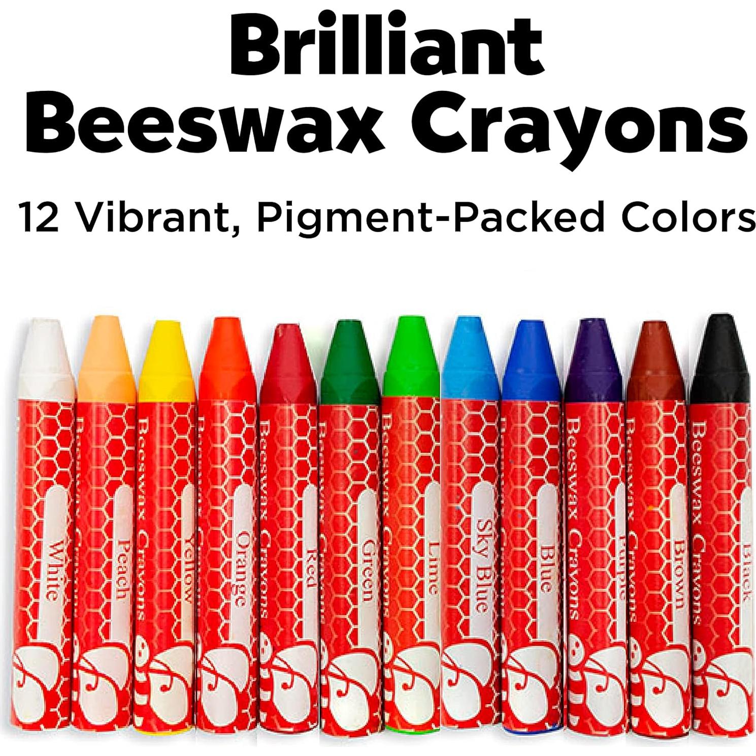 Crayones de Cera de Abeja Faber-Castell 12 Colores Triangulares