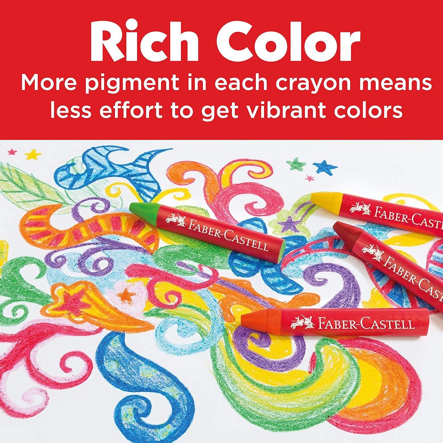 Crayones de Cera de Abeja Faber-Castell 12 Colores Triangulares