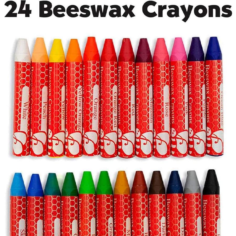 Set de Crayones de Cera de Abeja Faber-Castell 24 Pzs