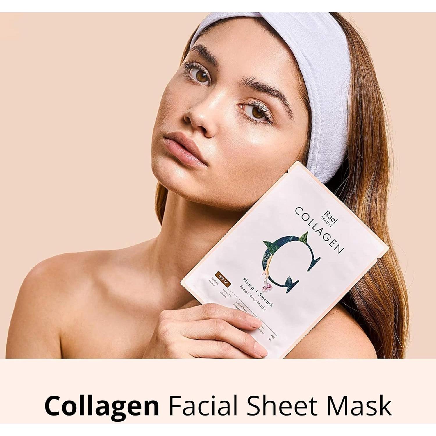 Mascarilla Facial Rael Colágeno 5 Hojas Hidratante