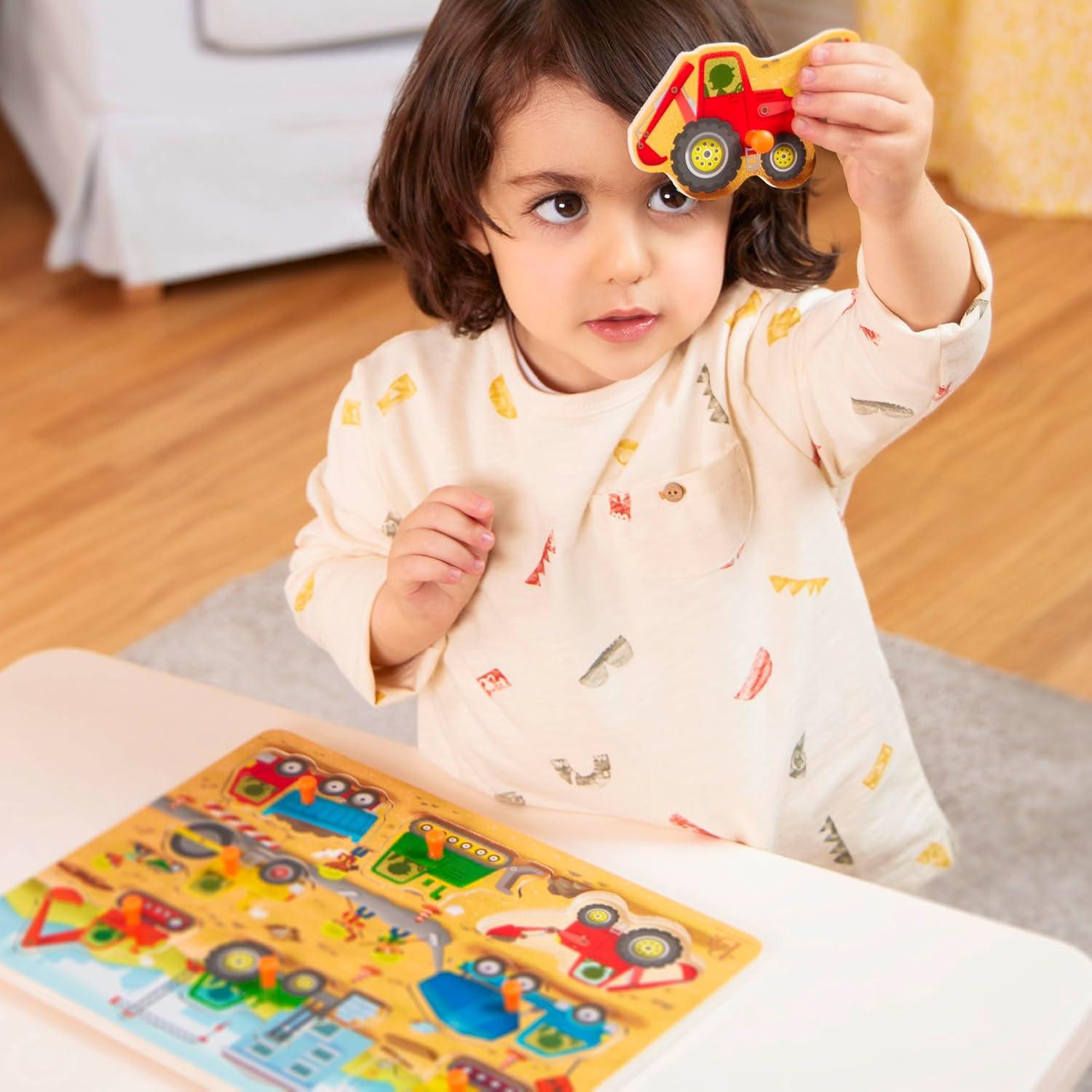 Rompecabezas de Madera B. toys Peek & Explore - 4 Piezas