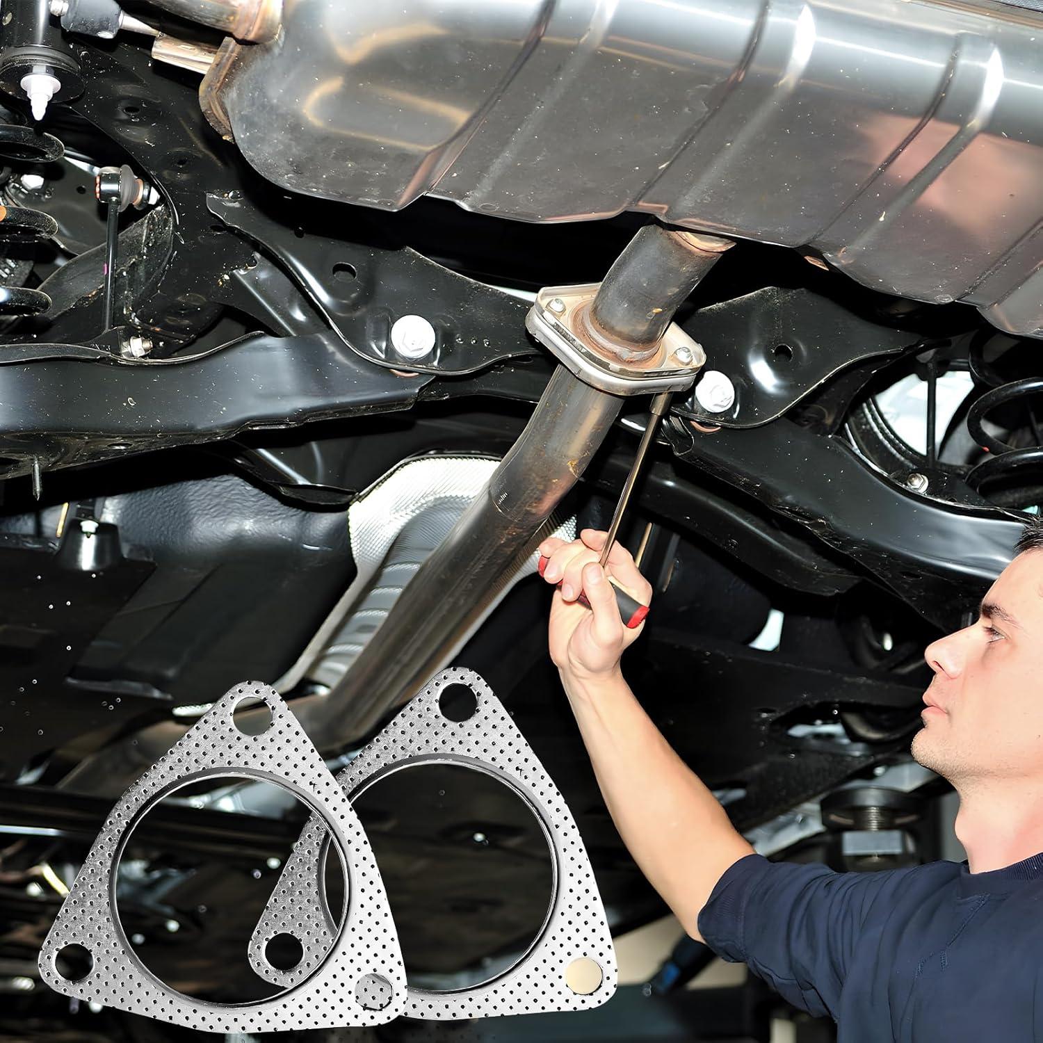 Junta de Flange de Escape SOMUCH 2.5" Reforzada 2 Piezas