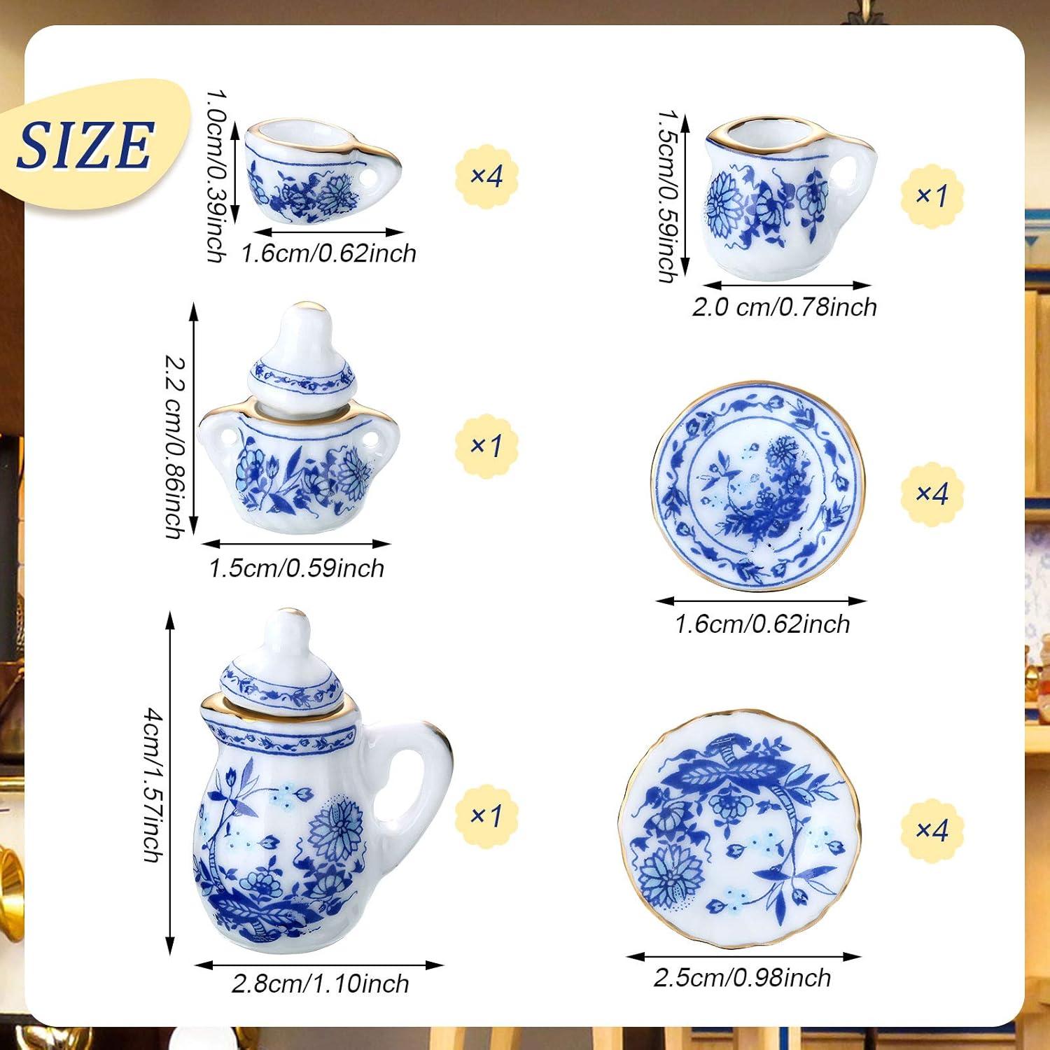 Set de Miniaturas de Cocina Skylety 37 Piezas para Muñecas