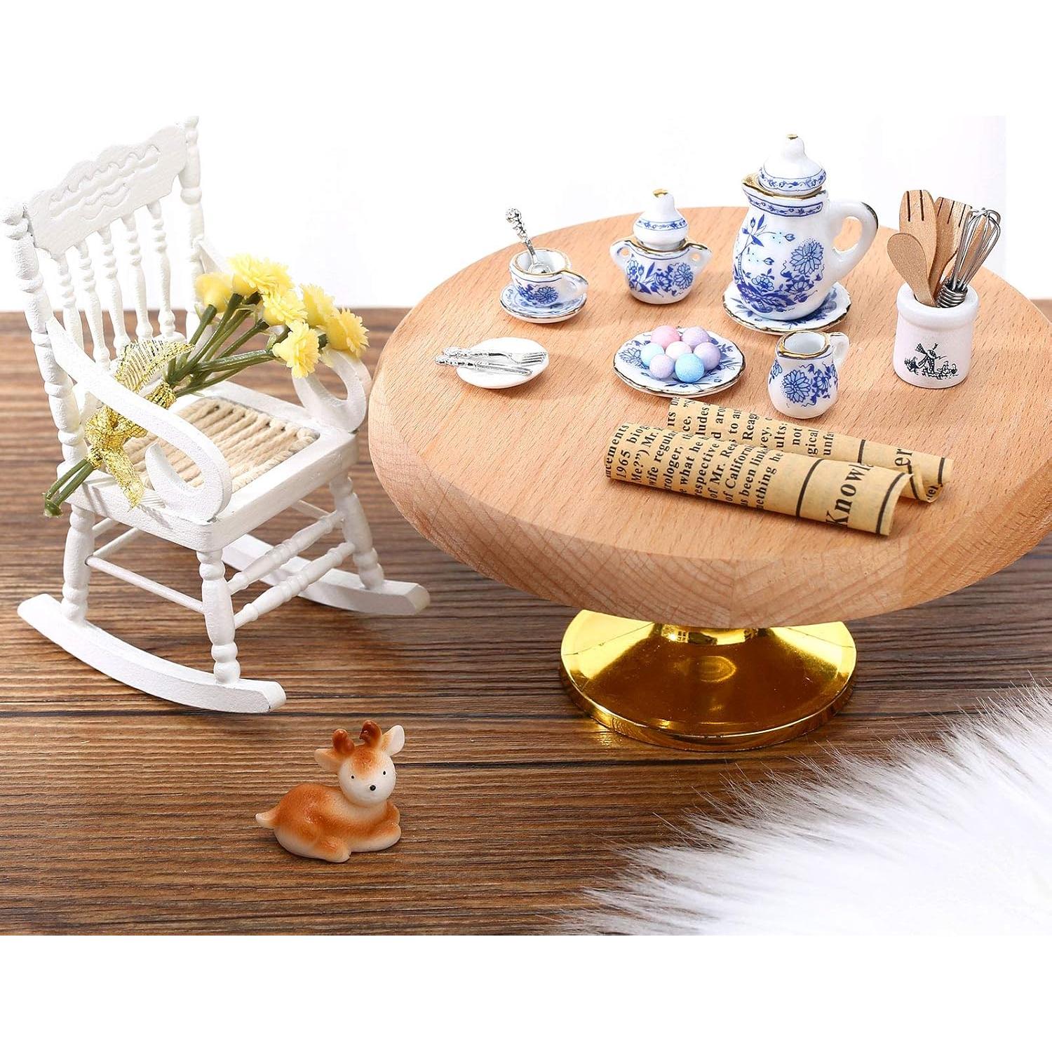 Set de Miniaturas de Cocina Skylety 37 Piezas para Muñecas