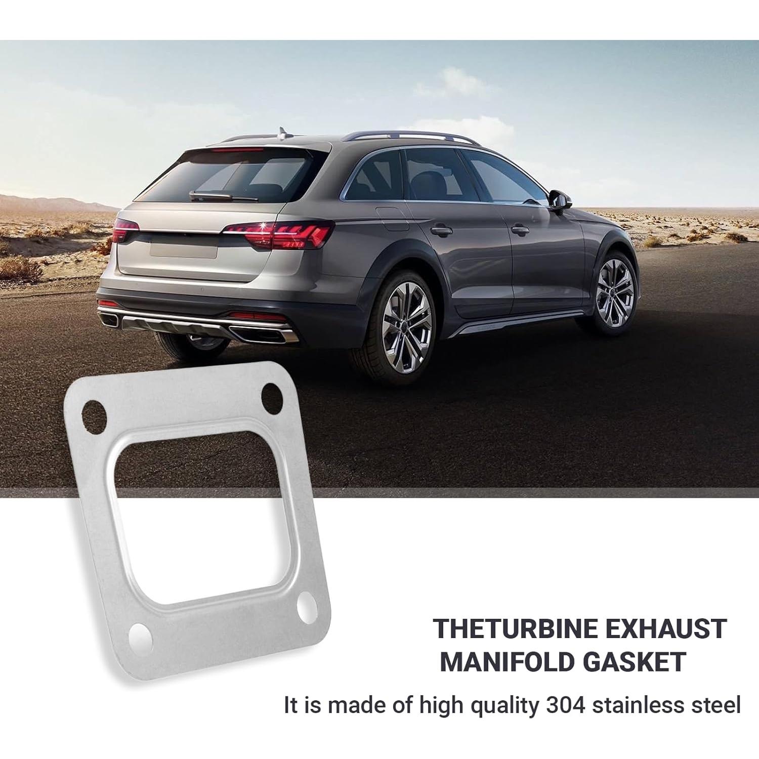 Juntas de Brida de Turbina T3 FSLPQP Acero Inoxidable 2 Pcs