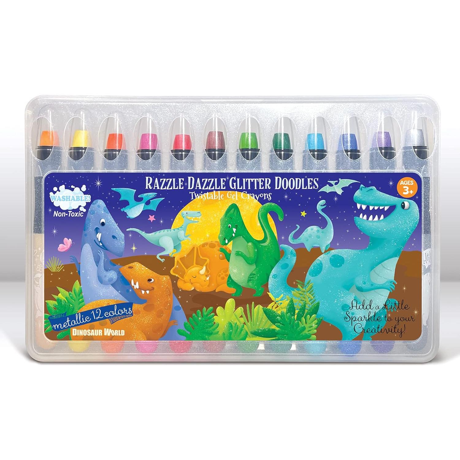 Juego de Colores Borrables La Historia del Cerdito 12 Crayones