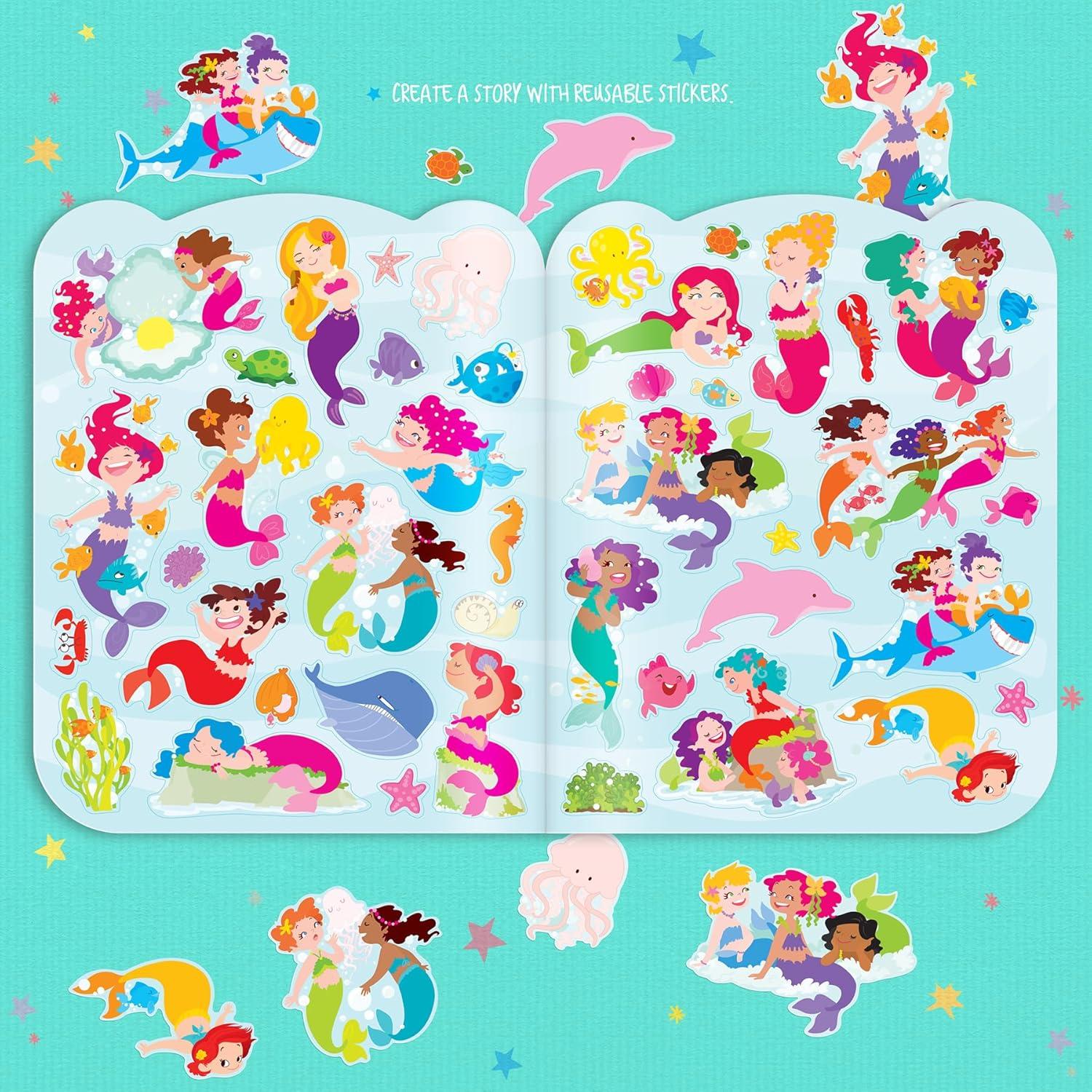 Juego de Colores Borrables La Historia del Cerdito Sirenas