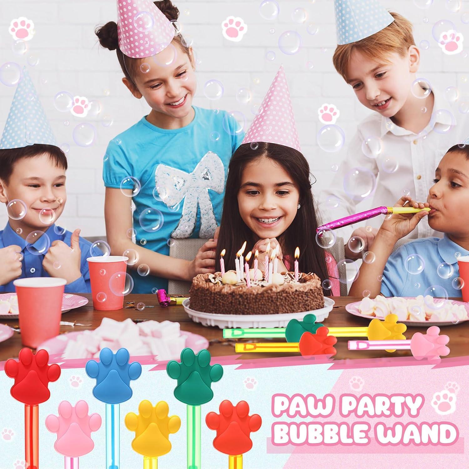 Varitas de Burbujas Shappy 32 Pcs Patas de Perro Multicolor