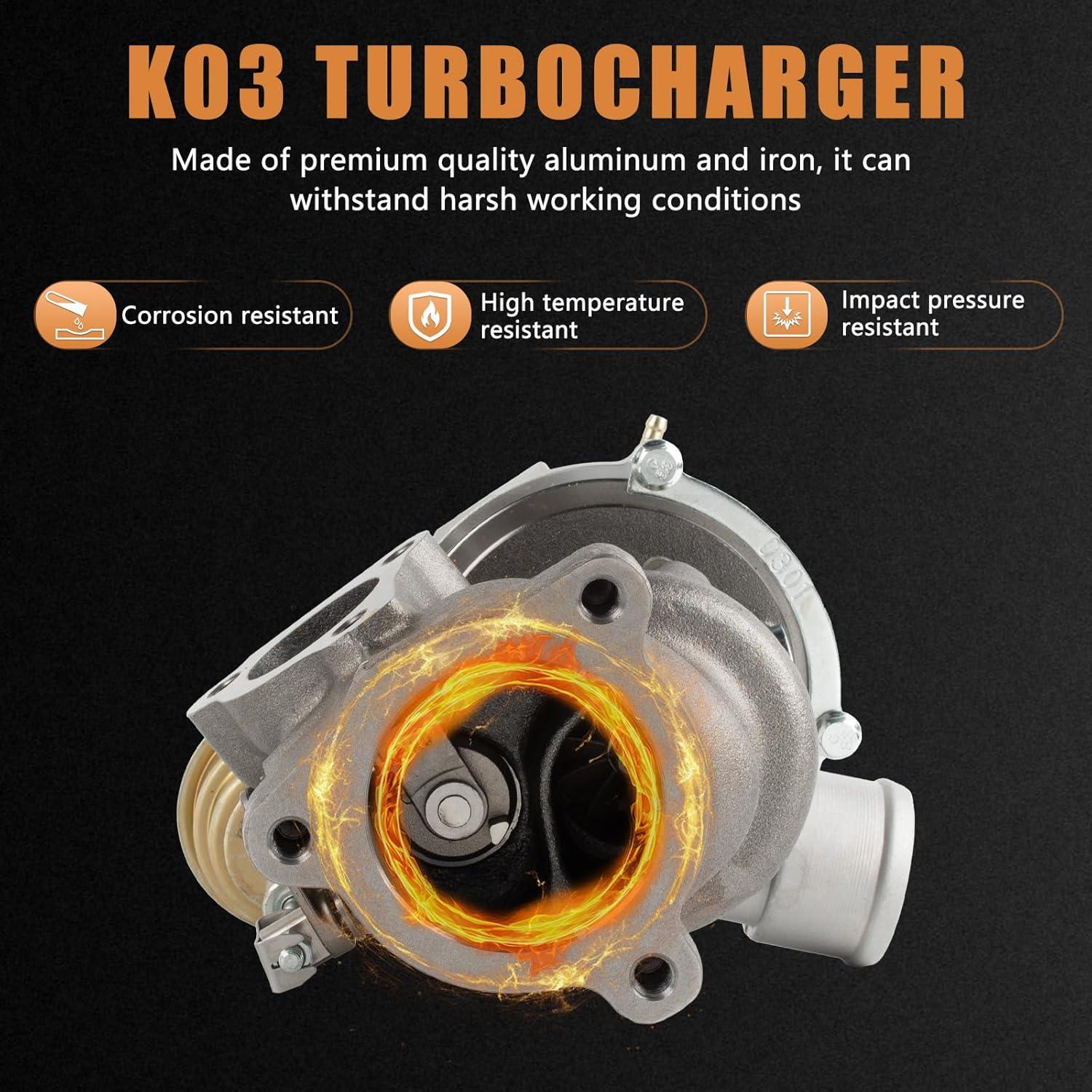 Turbo Compresor K03 Seaforie para Audi A4 y Volkswagen Passat 1.8L
