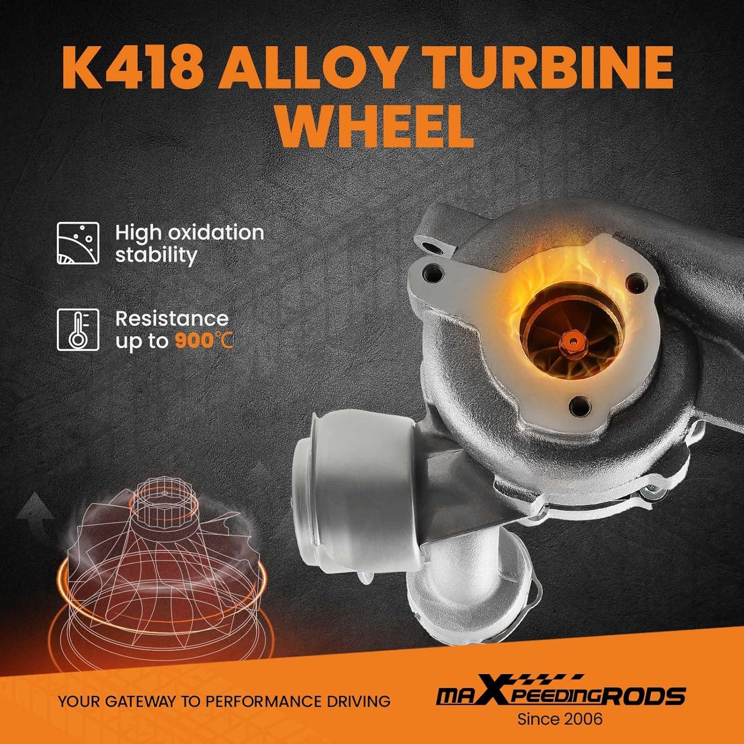 Turbo Turboalimentador maXpeedingrods GT1749V para Audi A3 1.9T