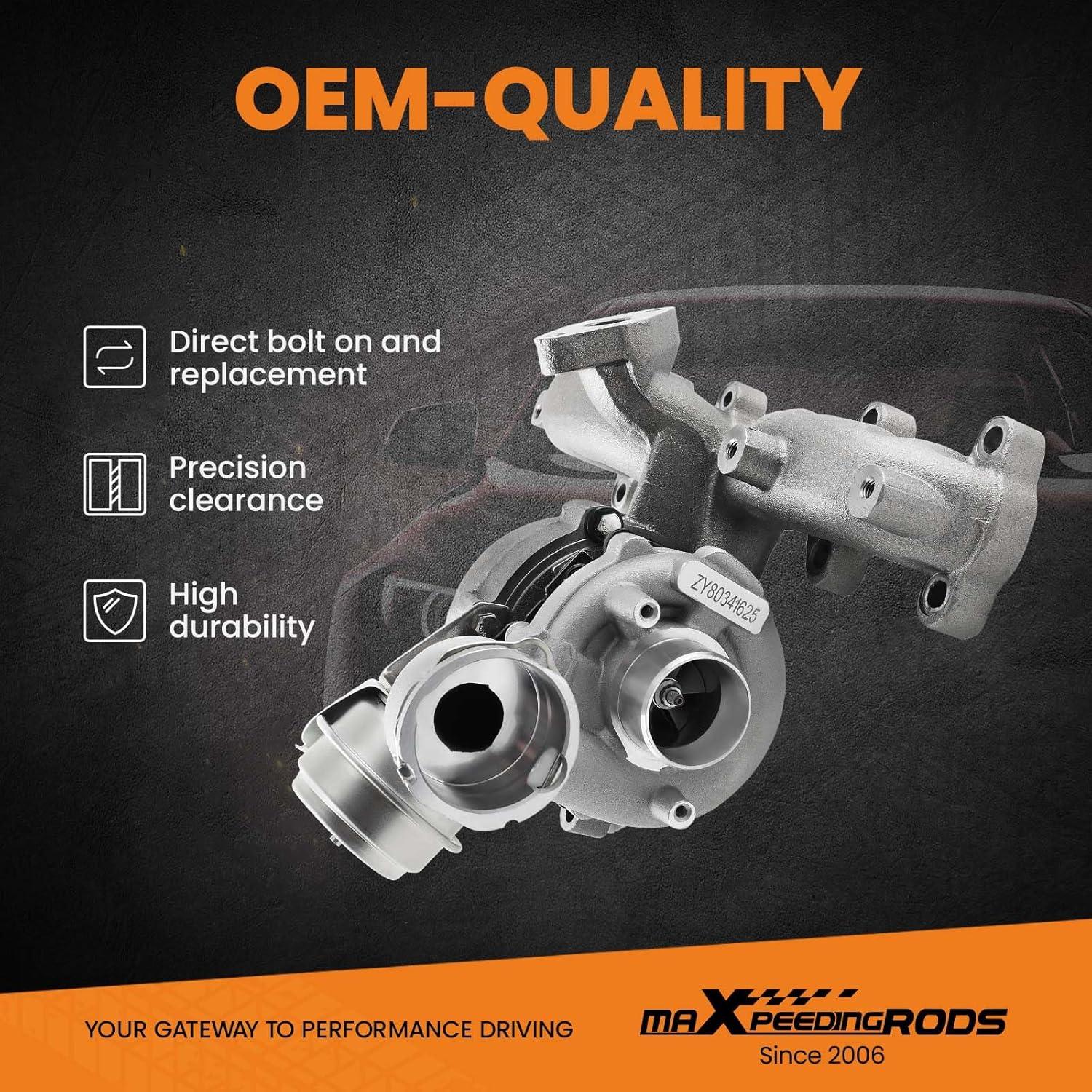 Turbo Turboalimentador maXpeedingrods GT1749V para Audi A3 1.9T