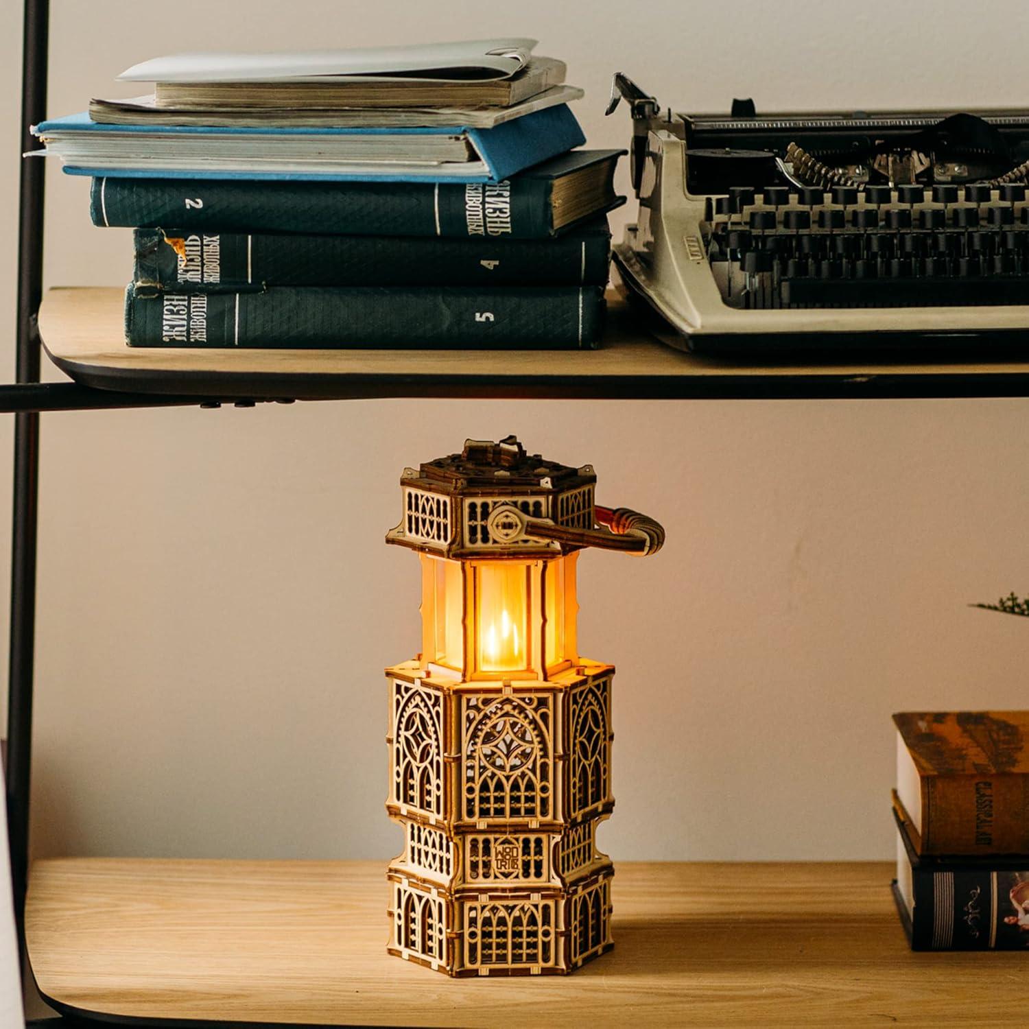 Lámpara Antigua Wood Trick LED 3D Puzzle 29x13.5cm