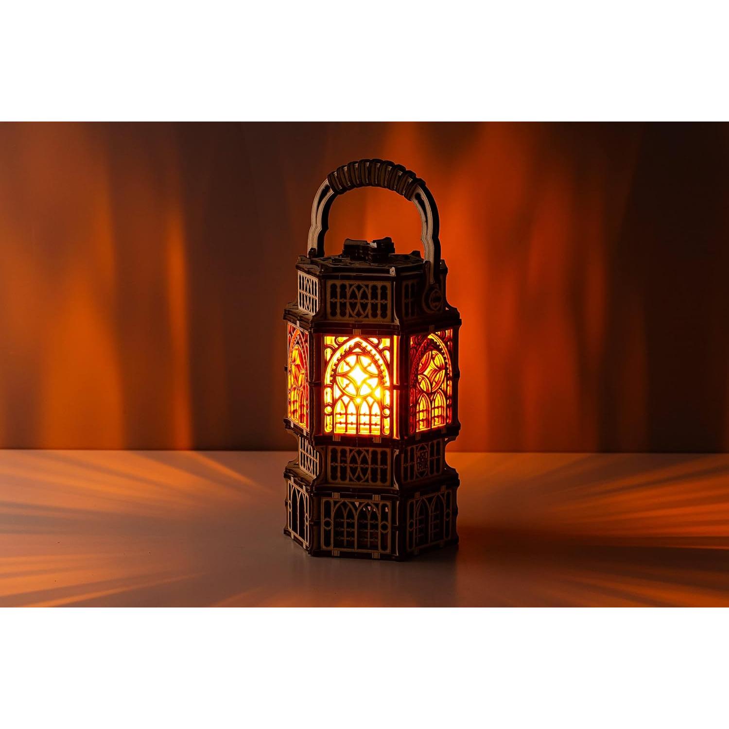 Lámpara Antigua Wood Trick LED 3D Puzzle 29x13.5cm