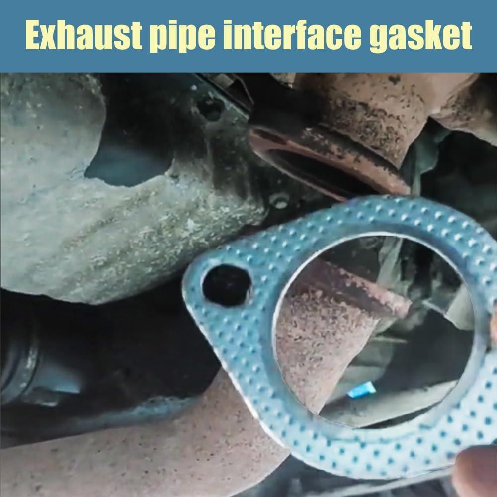 Junta de Escape Kutyun 3 Pulgadas Alta Temperatura 2 Piezas