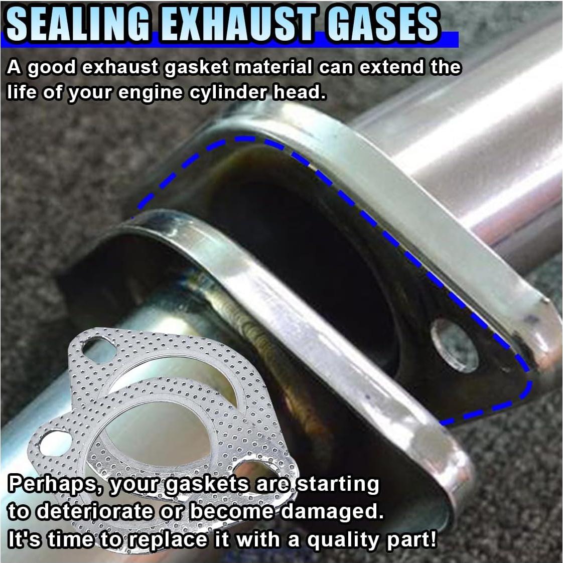 Junta de Escape DUSCOKE 2 Piezas 13.54x9.95cm Alta Temperatura