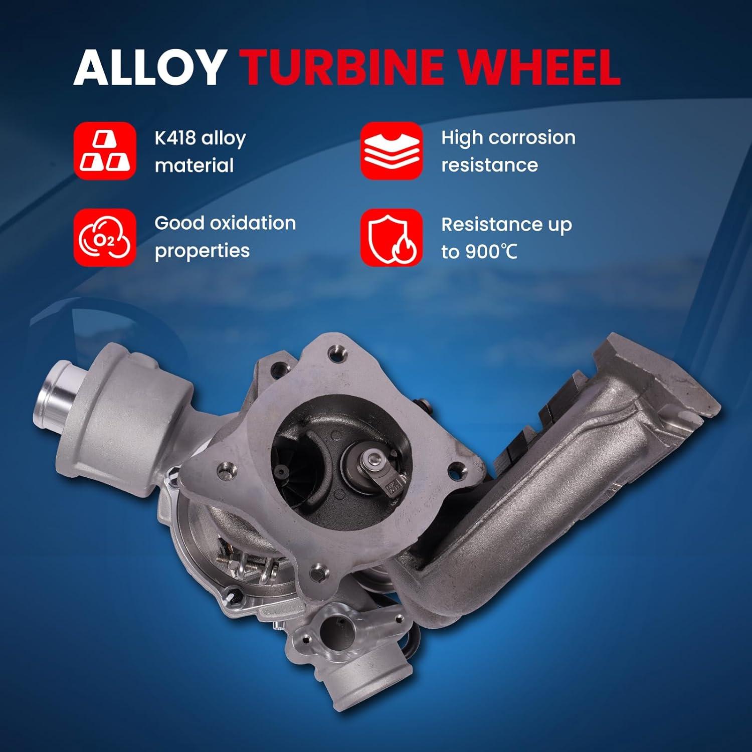 Turboalimentador MOCA K03 para Audi A4 2.0L 2005-2009