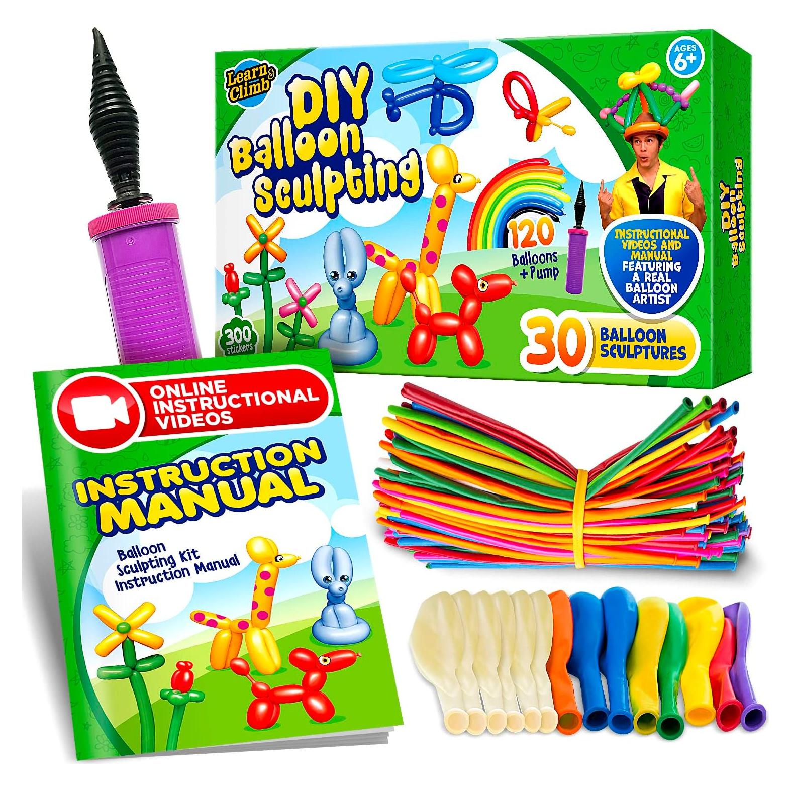 Kit de Animales de Globo Learn & Climb 100 Piezas