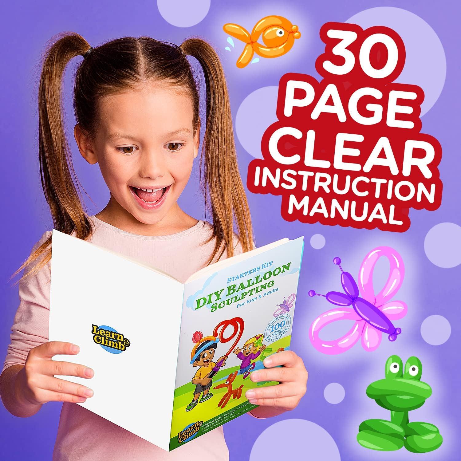 Kit de Animales de Globo Learn & Climb 100 Piezas