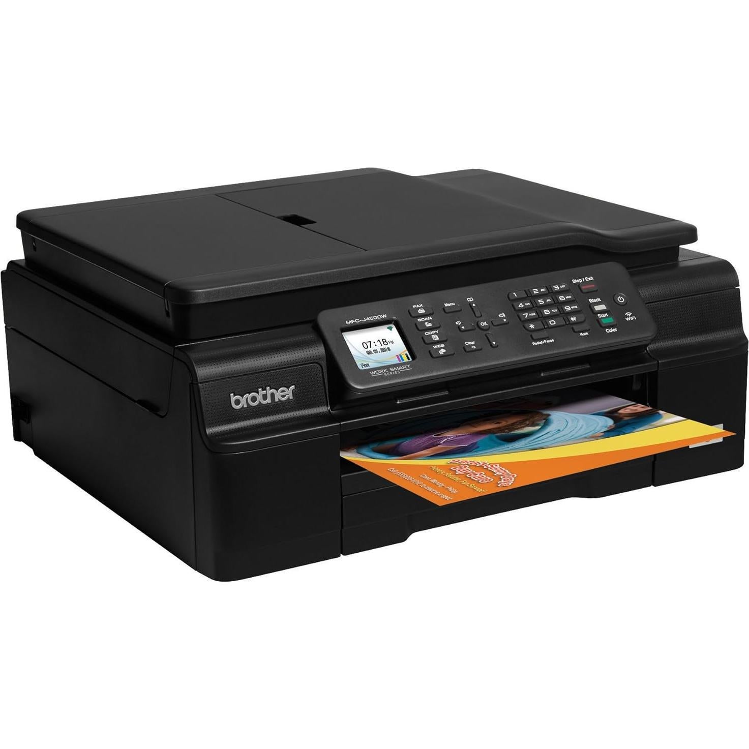 Impresora Multifuncional Brother MFC-J450DW Inalámbrica