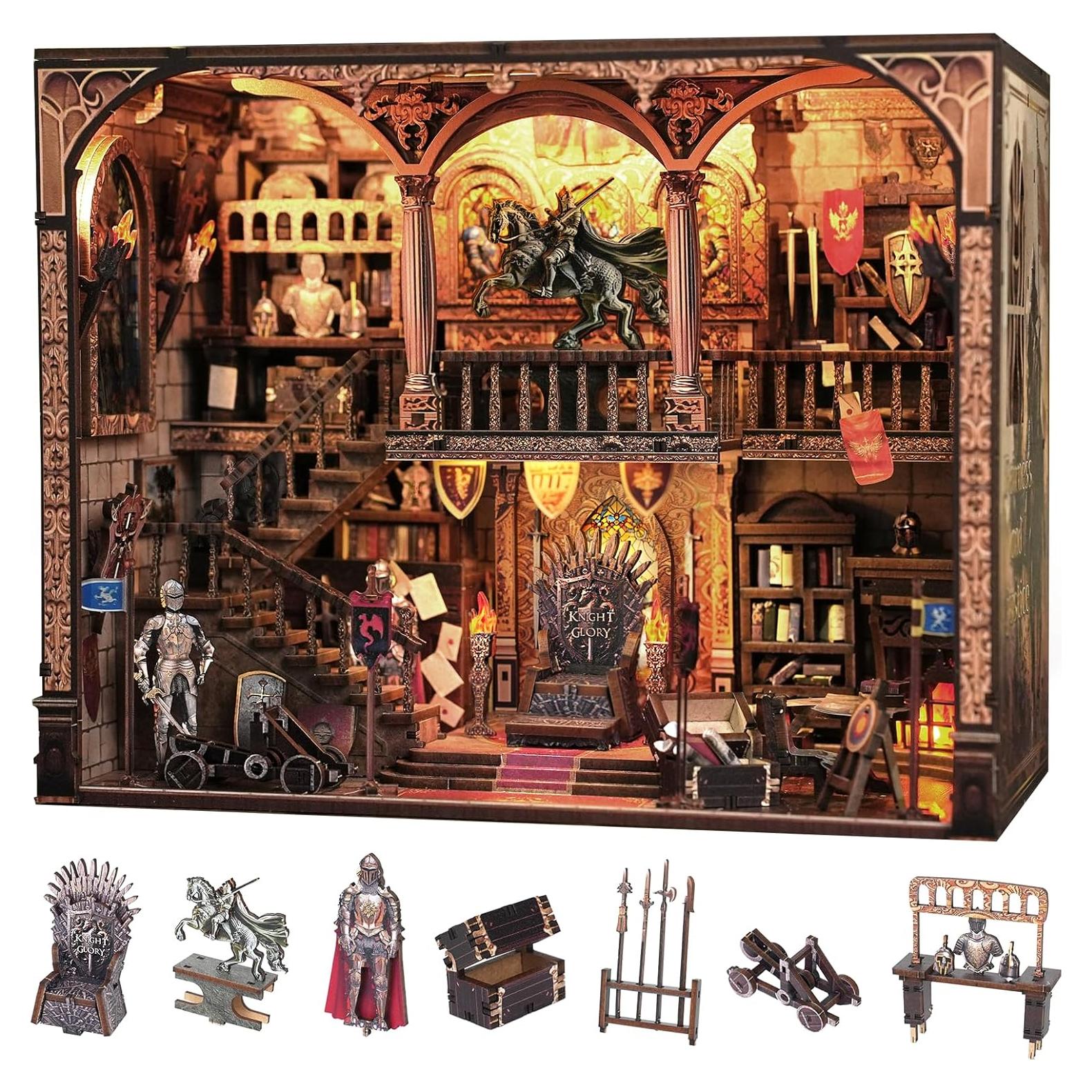 Kit de Rincón de Libro DIY NookMaster Caballero de la Gloria