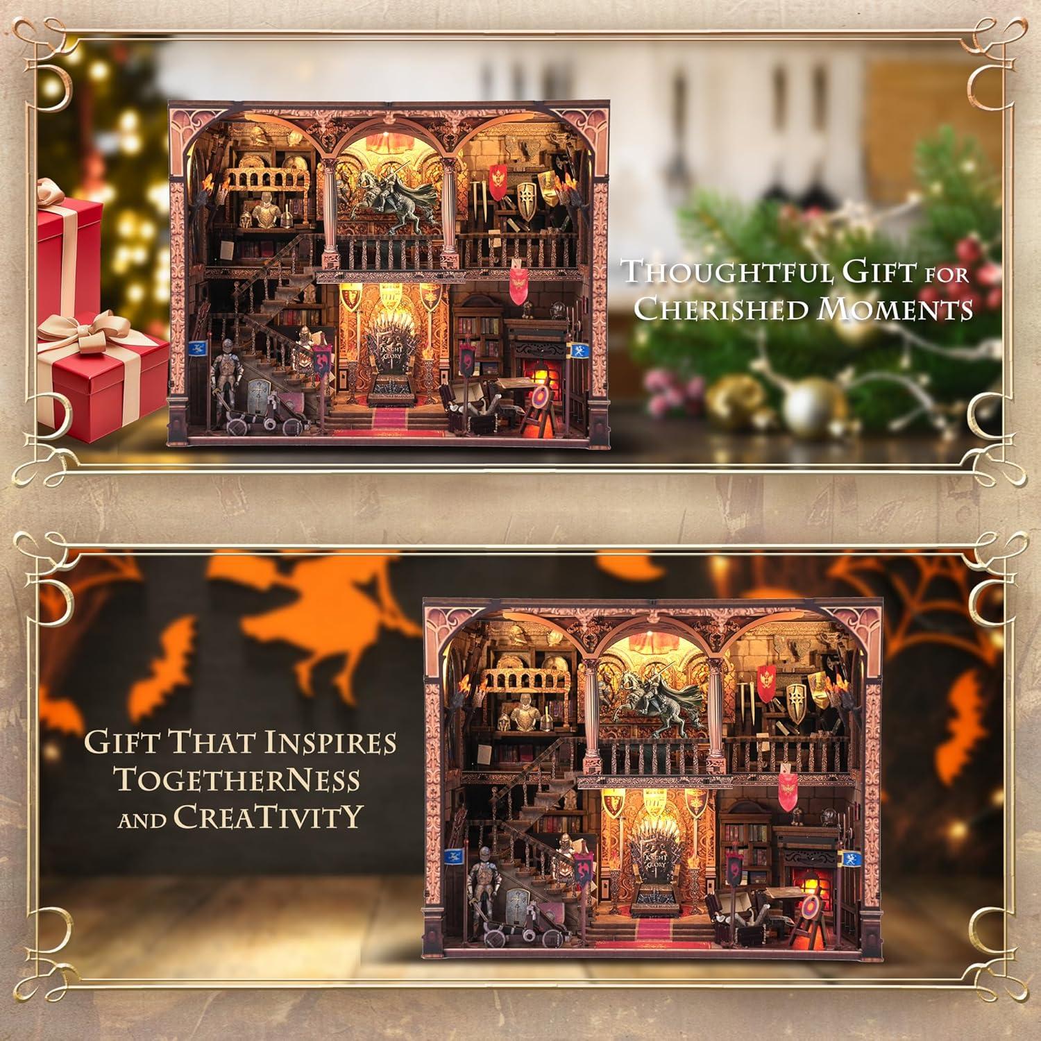 Kit de Rincón de Libro DIY NookMaster Caballero de la Gloria