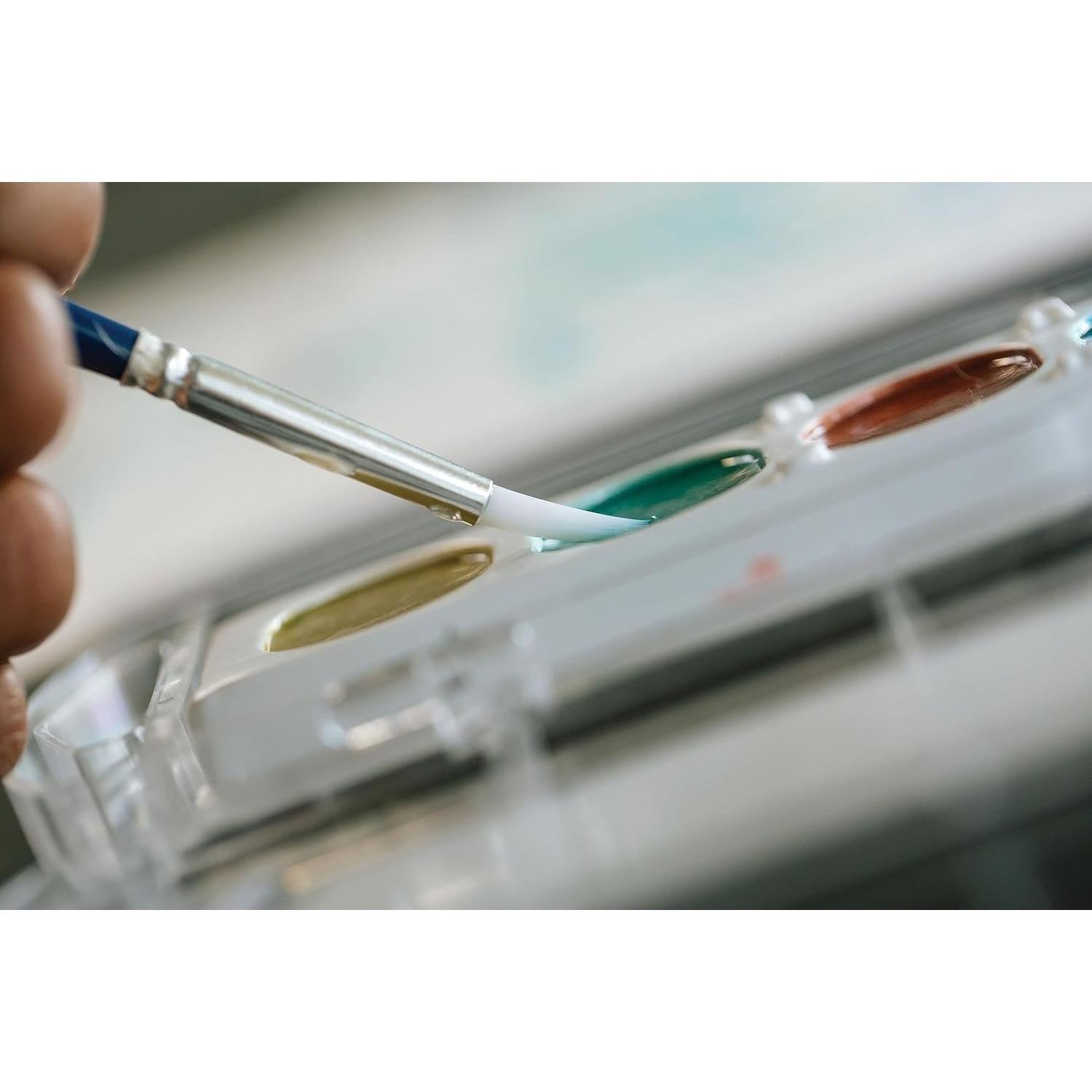 Juego de Acuarelas Prang 8 Colores Metálicos Lavables