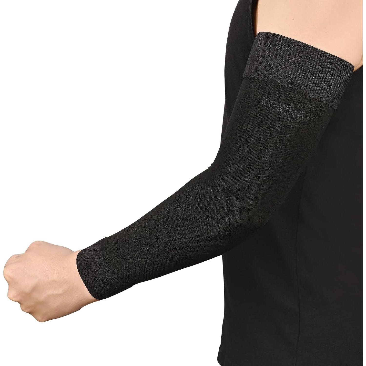 Mangas de Compresión KEKING para Brazo 15-20 mmHg Unisex