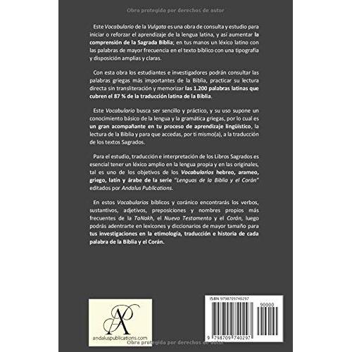 Vocabulario latín - español: Las 1200 palabras más frecuentes de la Vulgata (Spanish Edition)