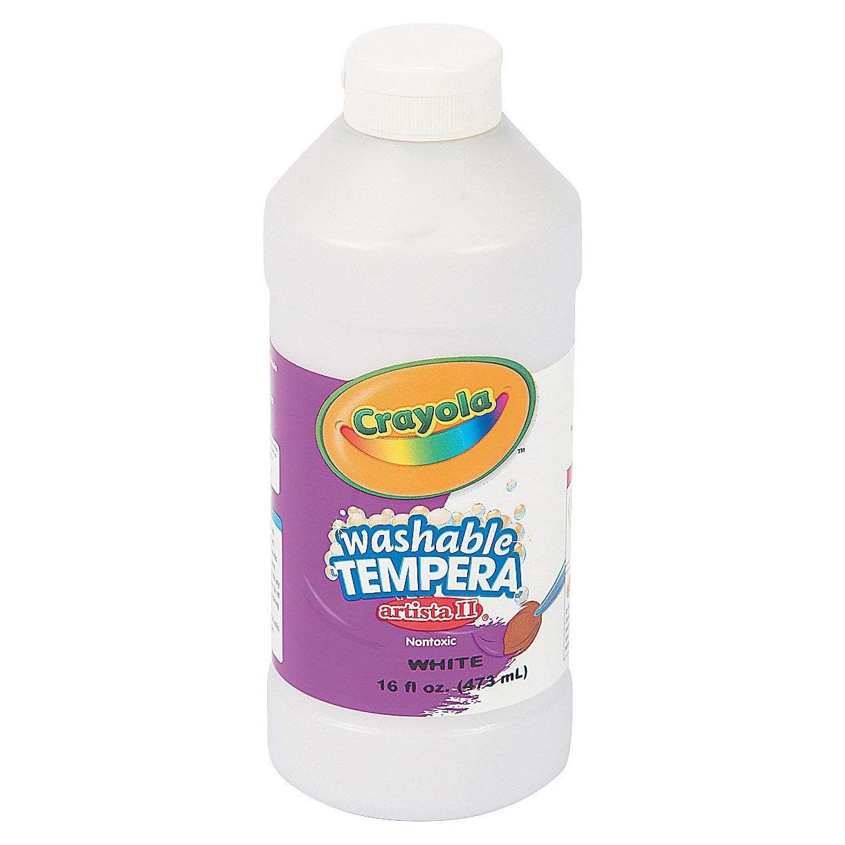 Pintura Tempera Blanca Lavable Crayola Artista II 473 ml