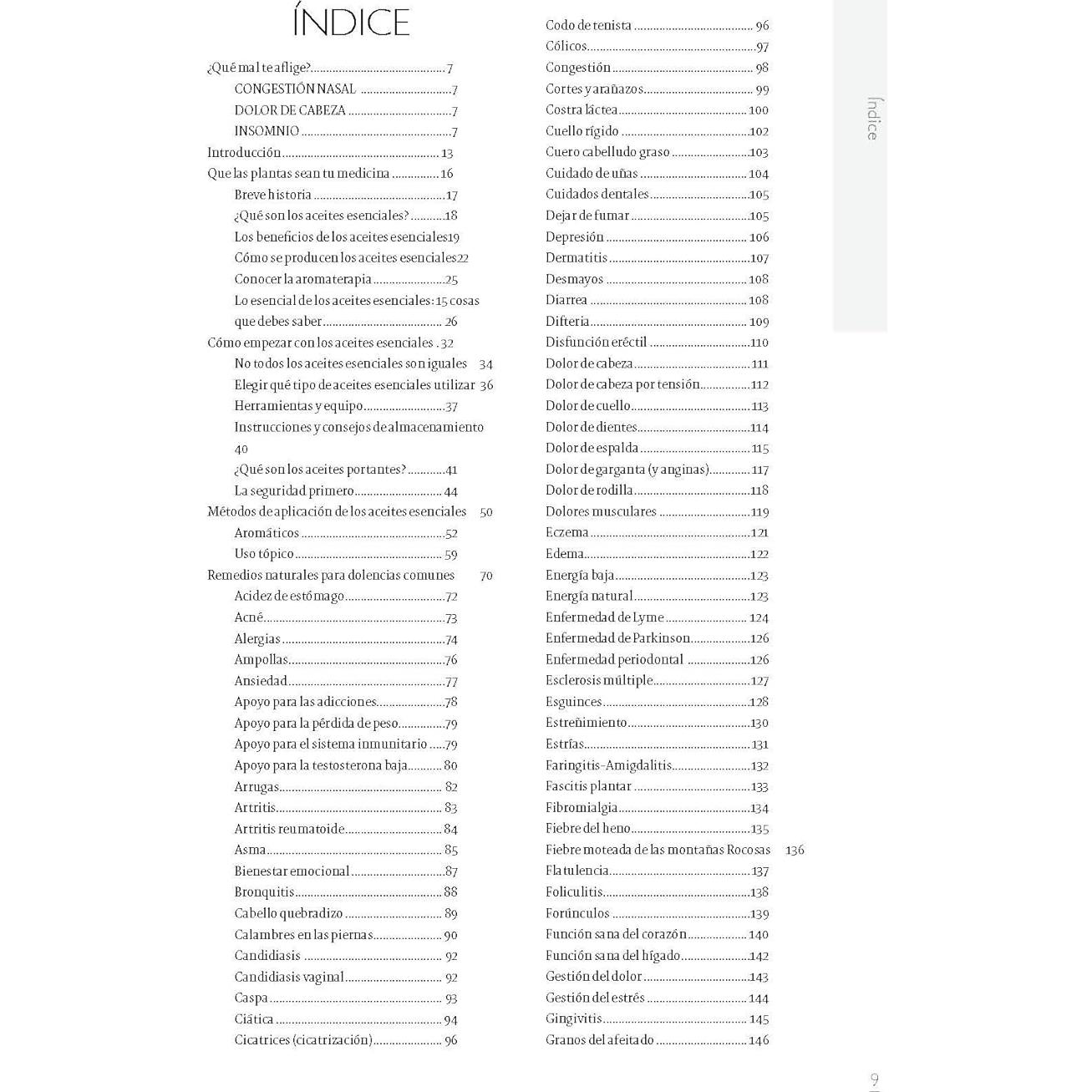 Aceites esenciales de la A a la Z: Diccionario completo de aceites esenciales para la salud (Spanish Edition)