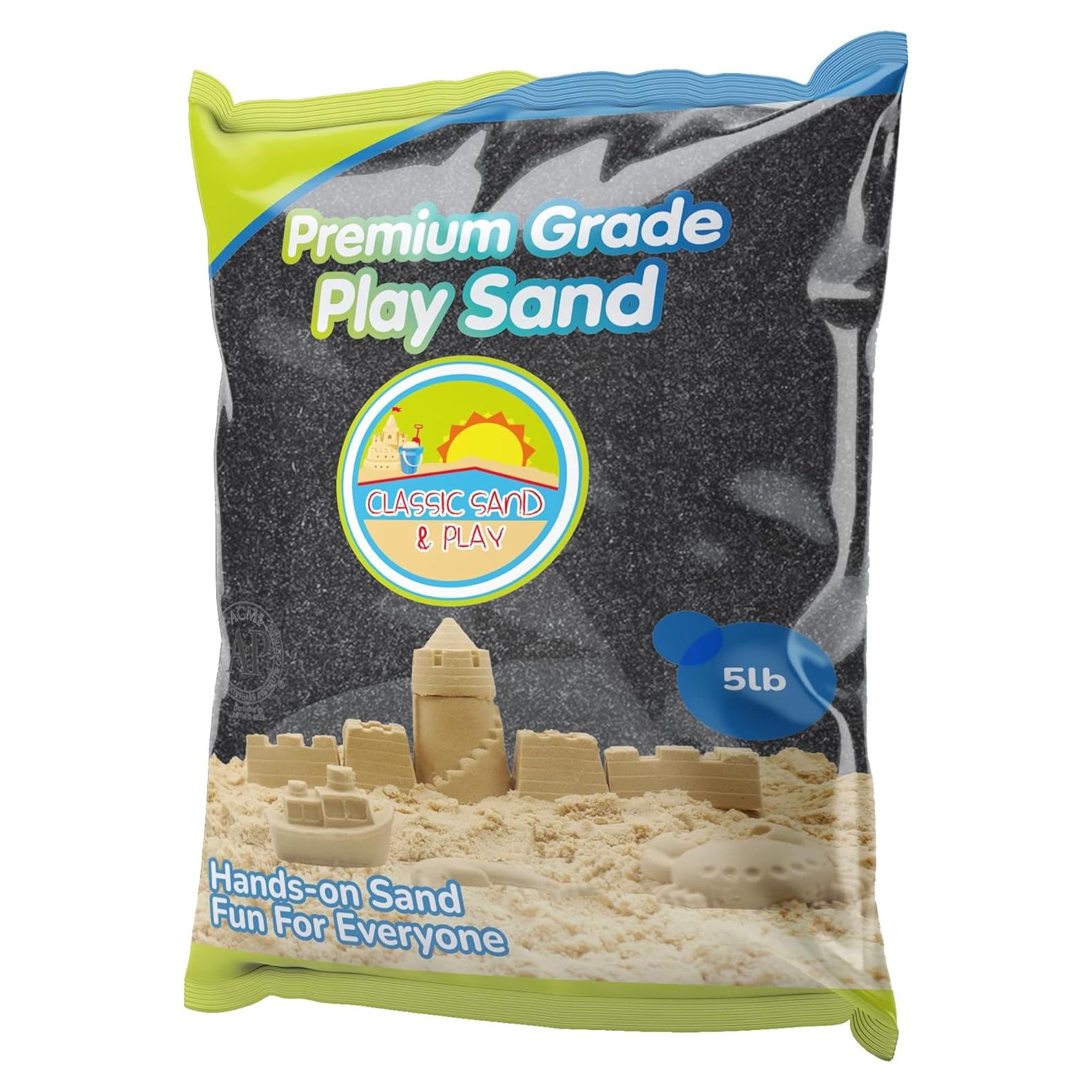 Arena de Jugar Clásica ARENA CLÁSICA 5 lb Negra No Tóxica