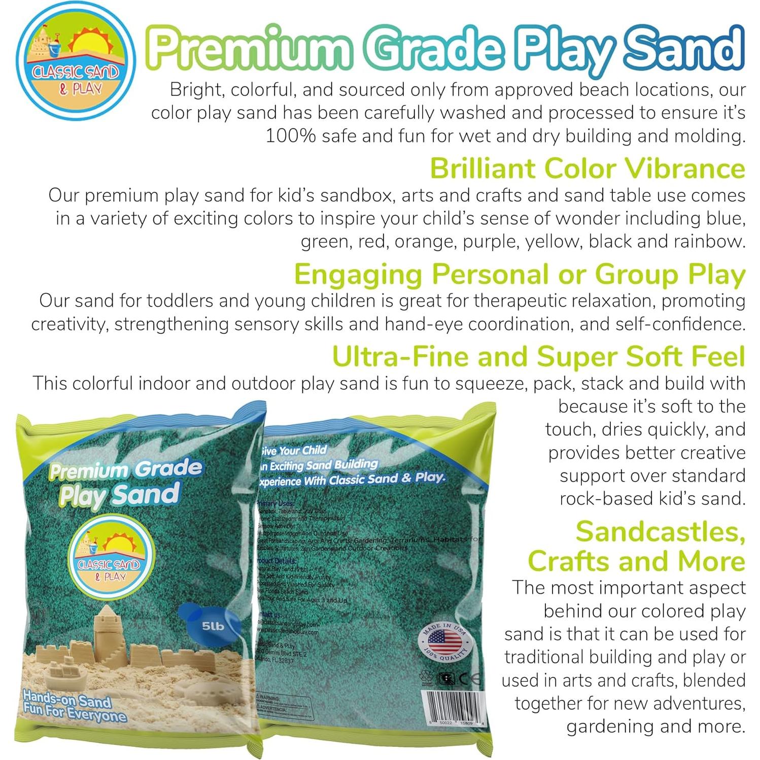 Arena de Juego Verde 2,27 kg - Clásica y Natural