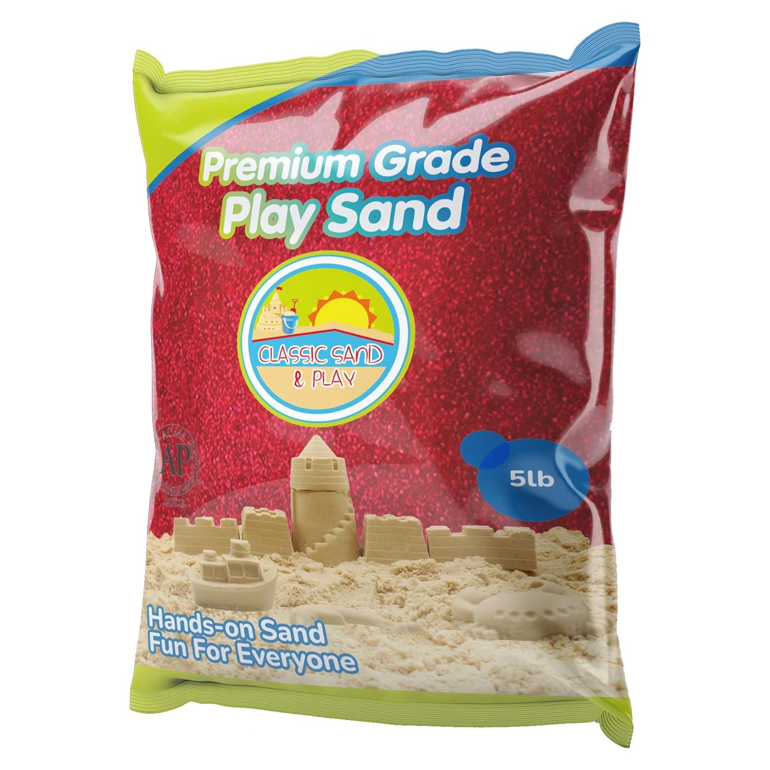 Arena de Jugar Clásica ARENA CLÁSICA 5 kg Color Rojo