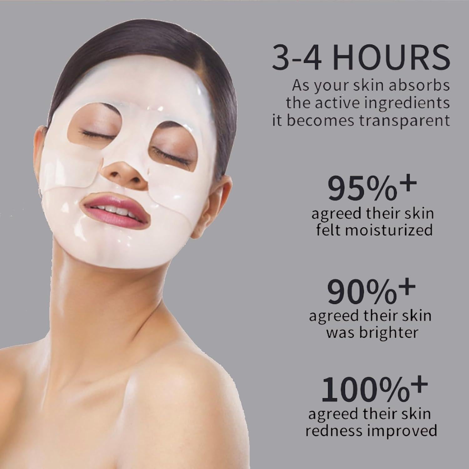 Mascarilla Nocturna de Colágeno Ueseinl 4 Pack Hidrogel Facial