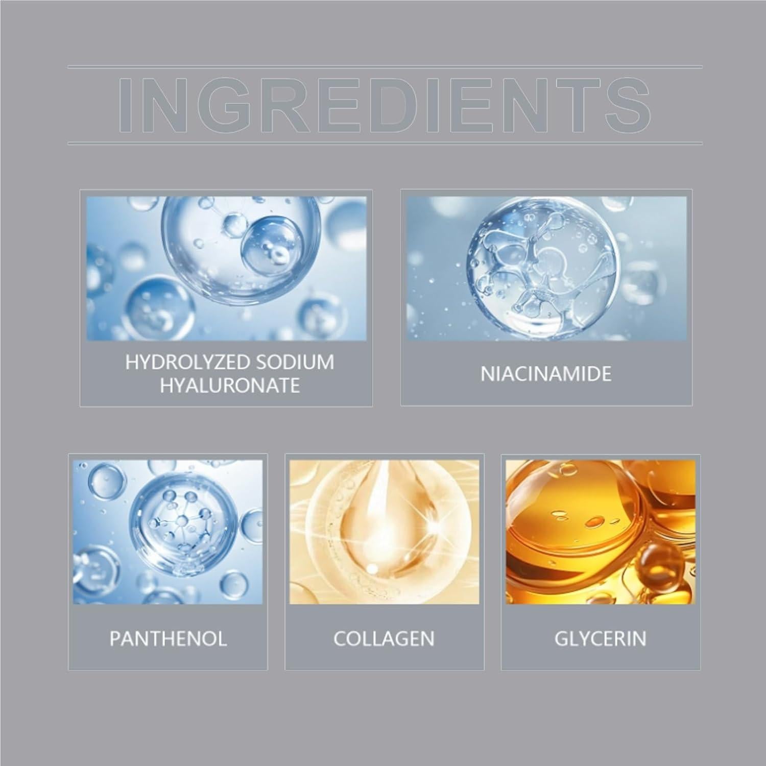 Mascarilla Nocturna de Colágeno Ueseinl 4 Pack Hidrogel Facial