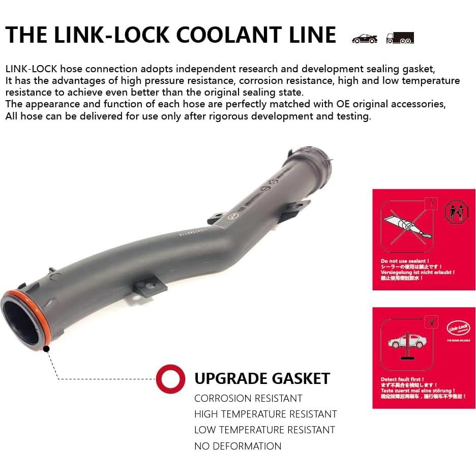 Tubería de Refrigerante LINK-LOCK para BMW y MINI 17127617377