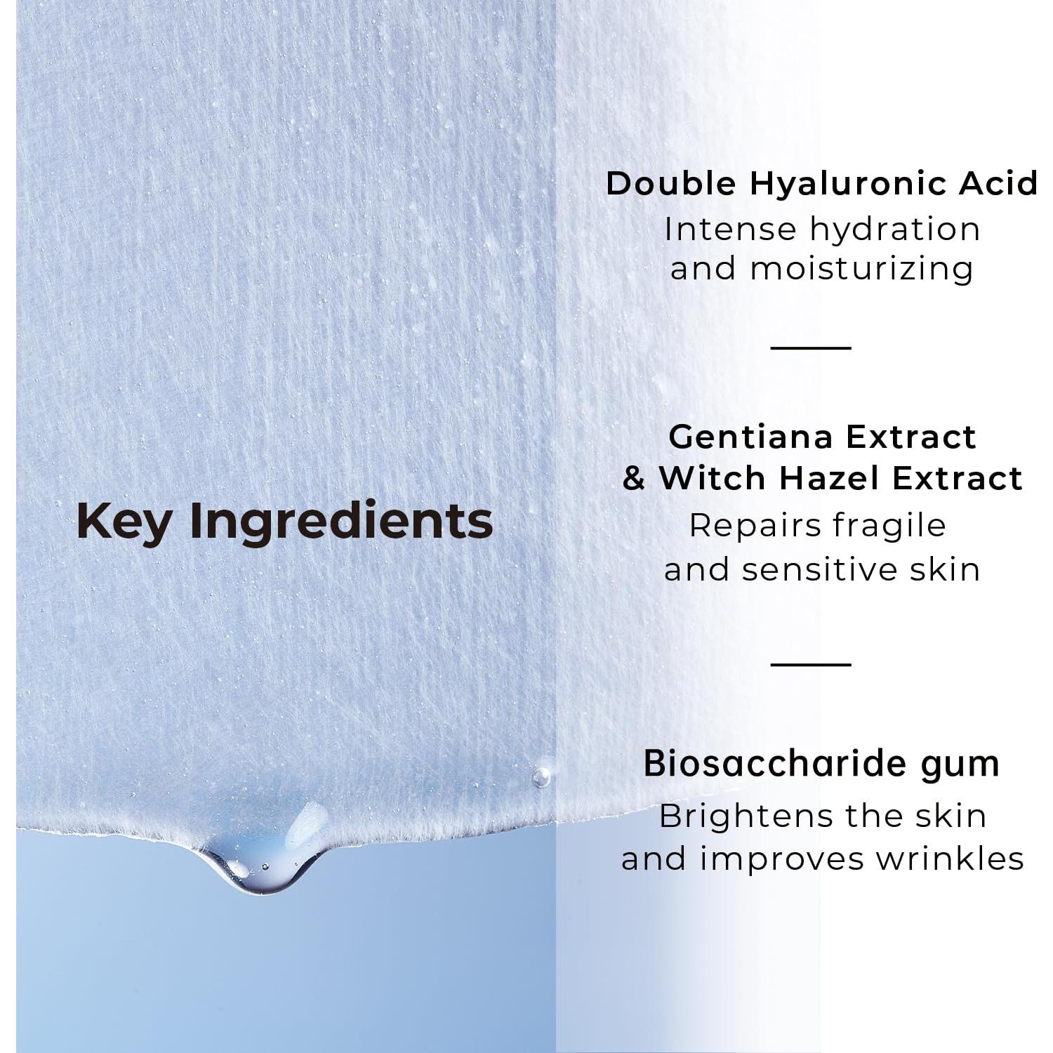 Mascarillas Faciales Hidratantes WIS+ 24 EA con Ácido Hialurónico