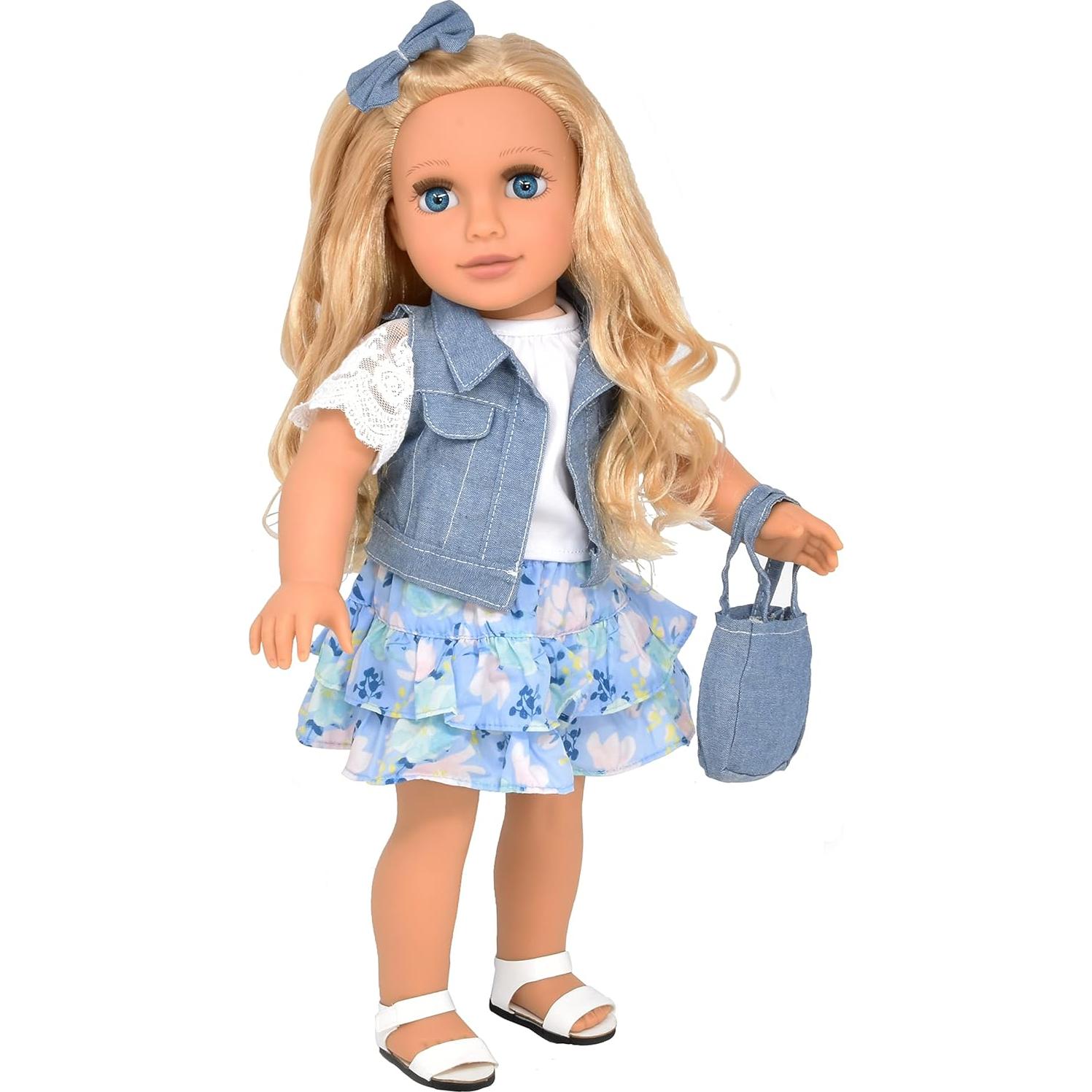 Muñeca de 45 cm Regalo Boutique Kayla con Atuendo Floral