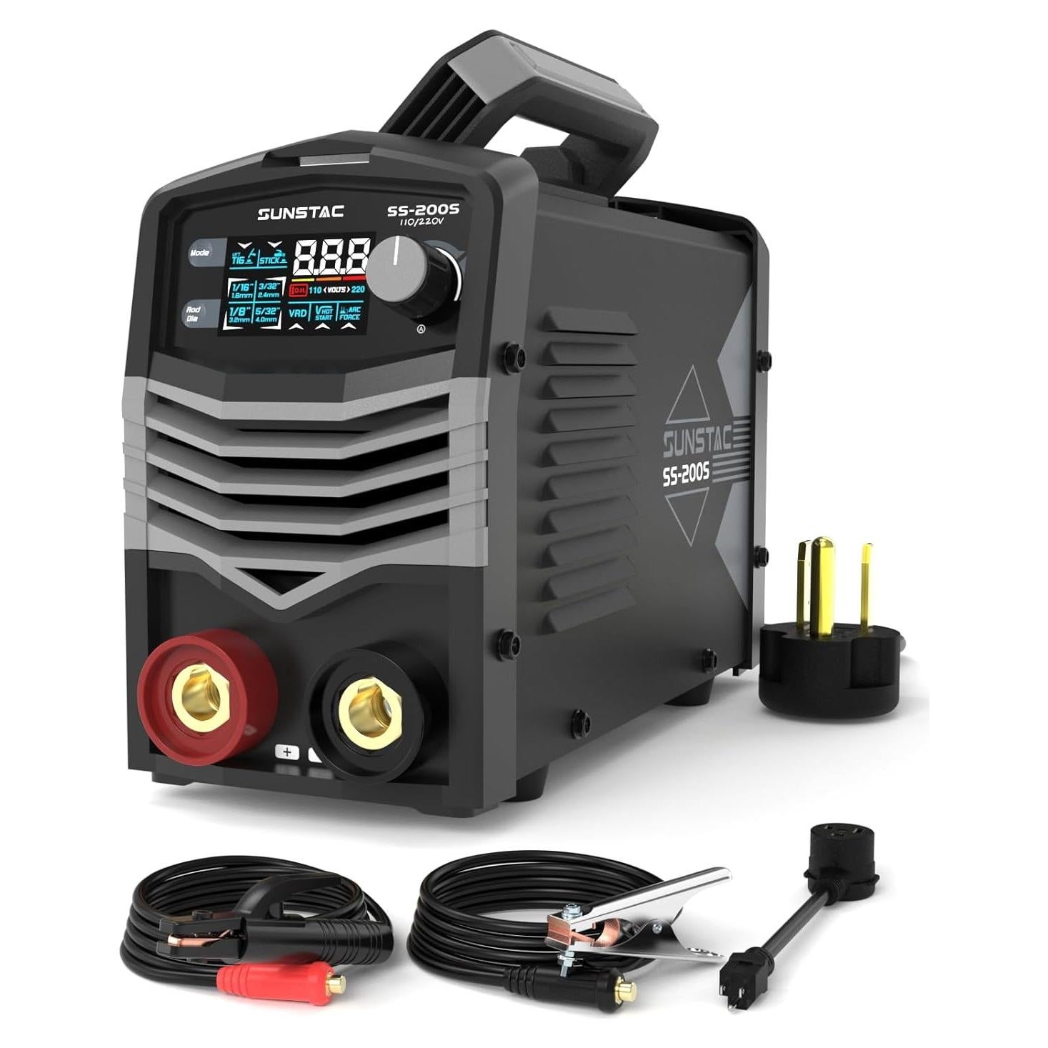 Soldador 200A Sunstac SS-200S 2 en 1 MMA Lift TIG