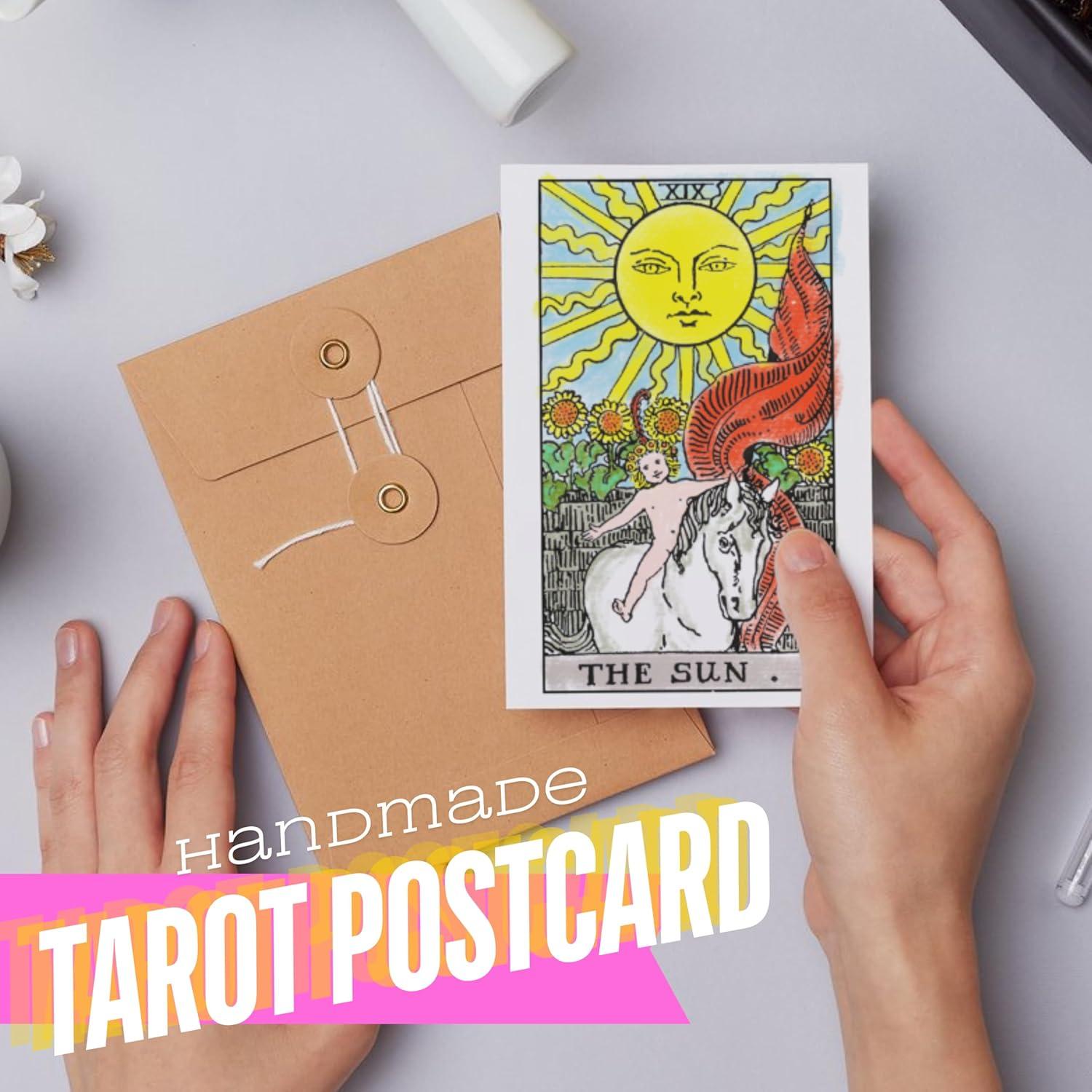 Set de Tarot para Colorear DIY Renee Atmos Rider Waite 78 cartas