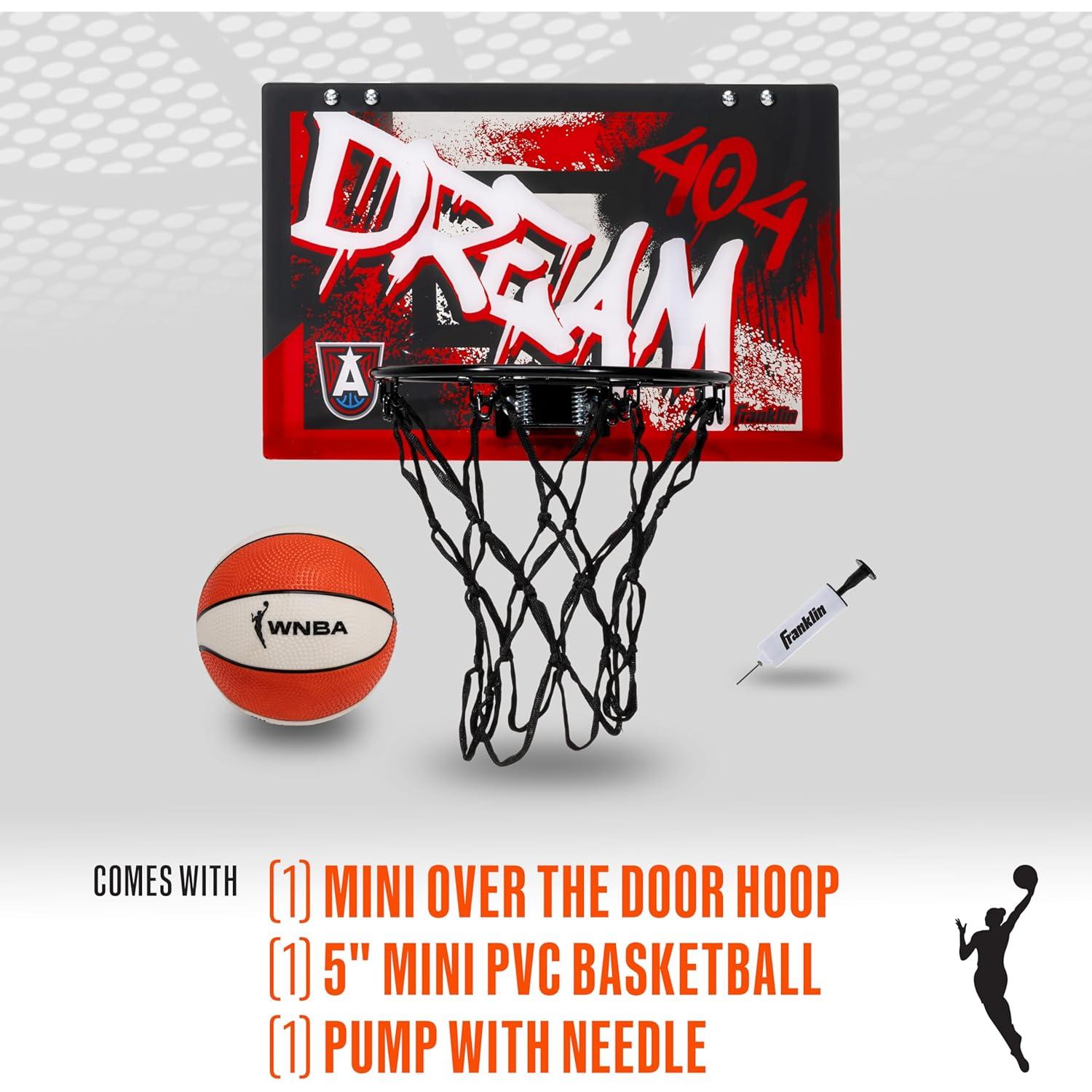 Aro de Baloncesto Mini Franklin Sports WNBA Atlanta Dream