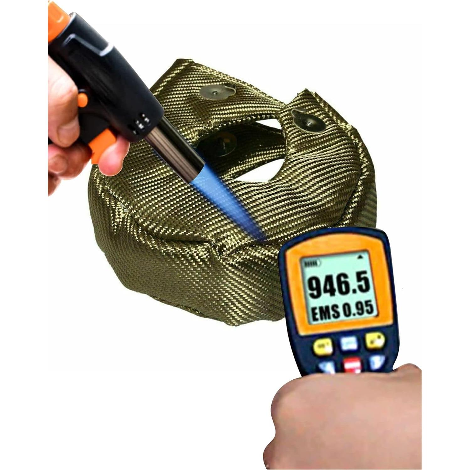 Cubierta de Calor Turbo T3 Alioncar de Fibra de Titanio