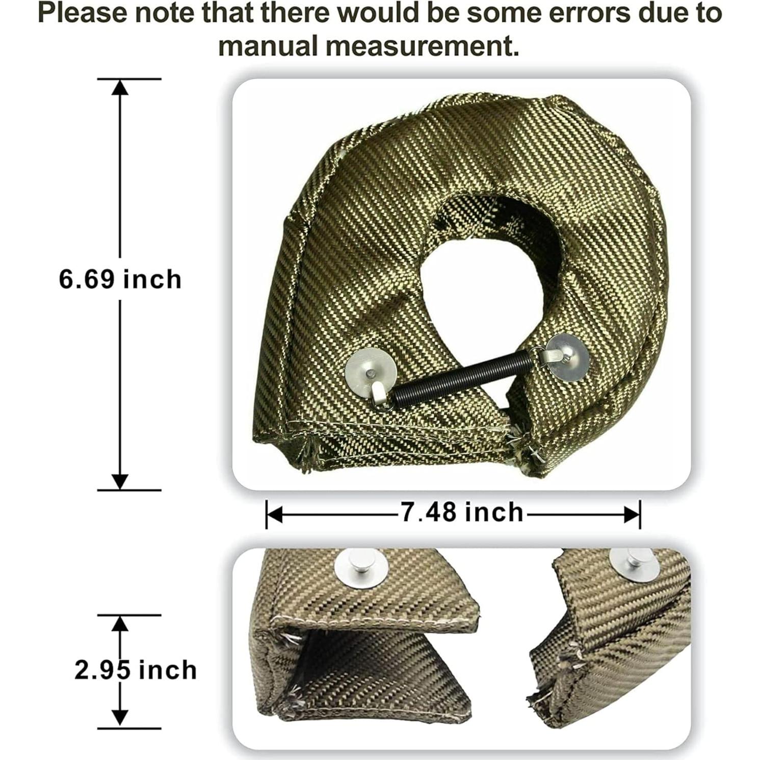 Cubierta de Calor Turbo T3 Alioncar de Fibra de Titanio