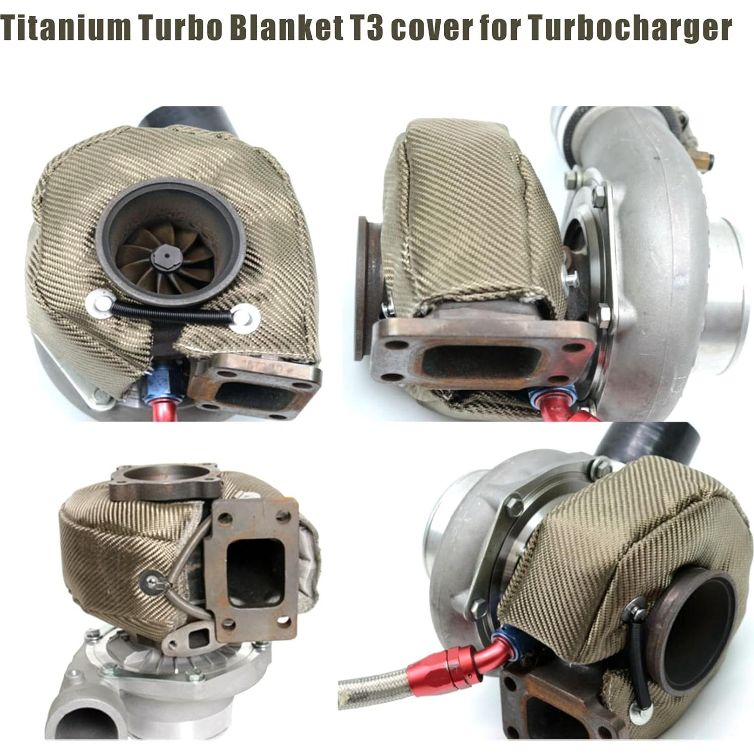 Manta Térmica Turboalimentador Ummickl T6 Fibra de Titanio