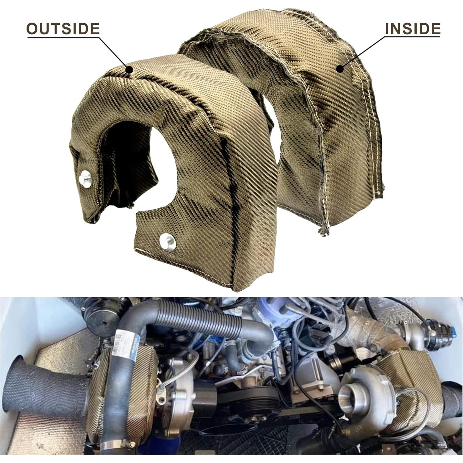 Manta Térmica Turboalimentador Ummickl T6 Fibra de Titanio