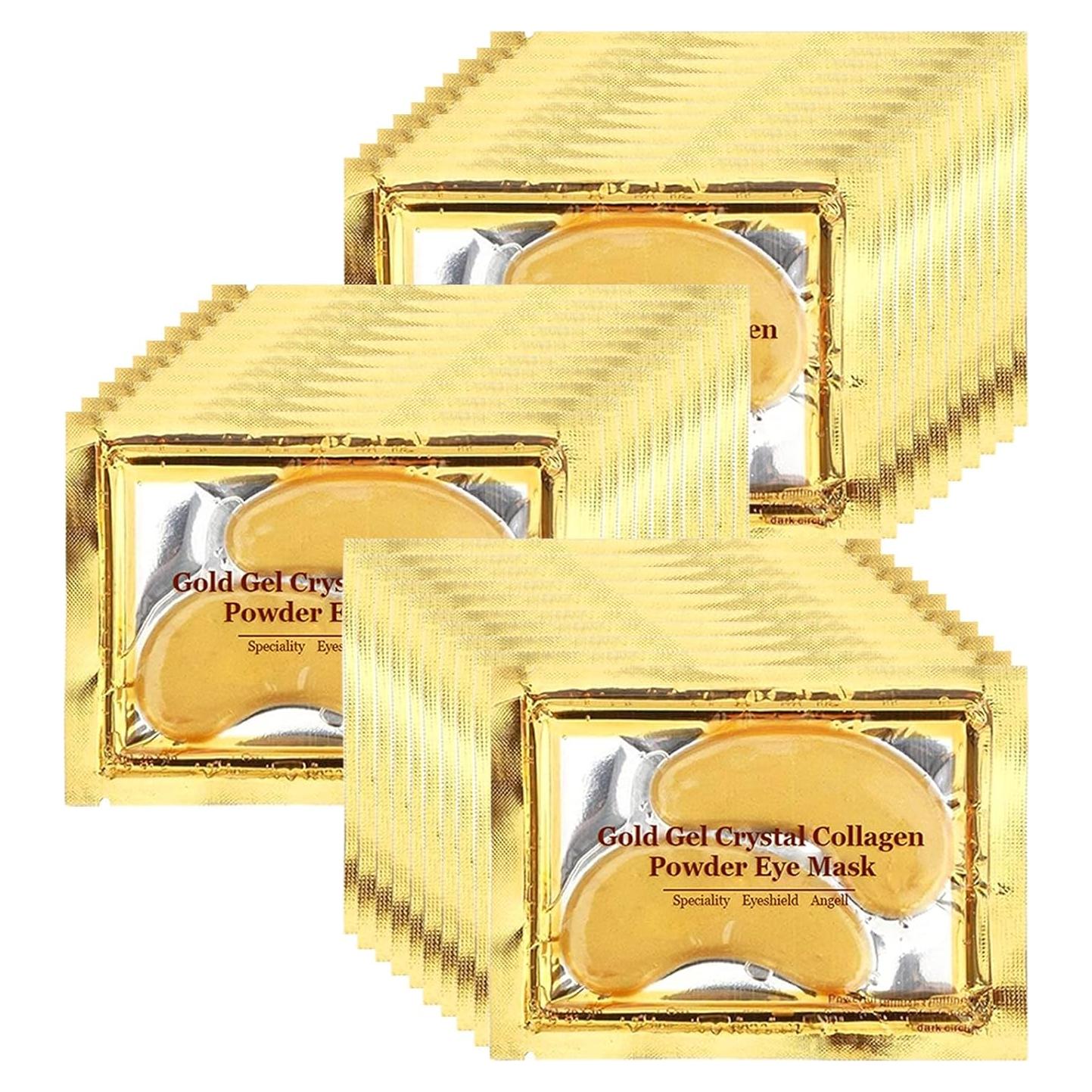 Parches para Ojos Adofect 30 Pares Oro Colágeno Hidratantes