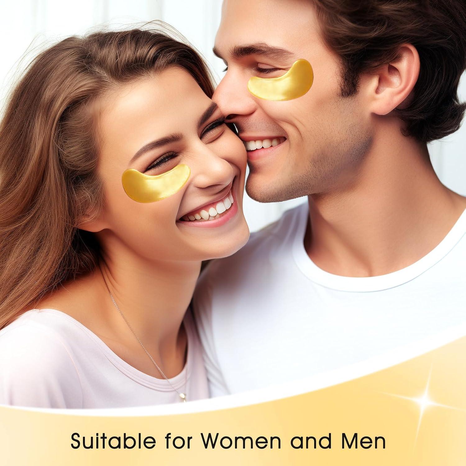 Parches para Ojos Adofect 30 Pares Oro Colágeno Hidratantes