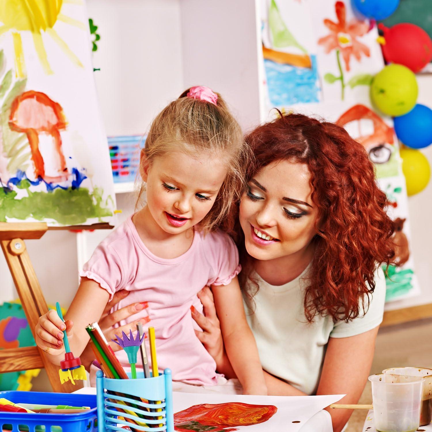 Set de Pintura J MARK 32 Piezas - Lavable y a Prueba de Derrames