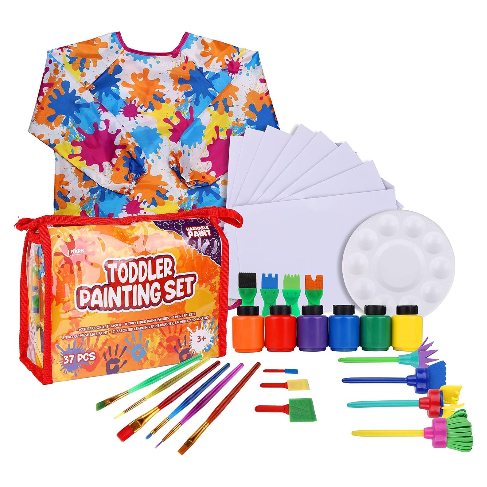 Juego de Pintura J MARK 38 Piezas para Niños Pequeños