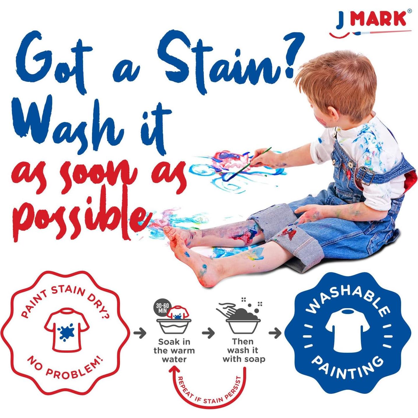 Juego de Pintura J MARK 38 Piezas para Niños Pequeños